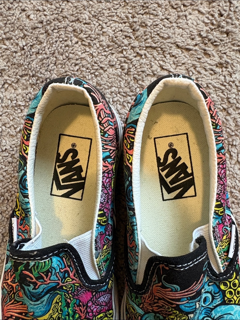 Vans underwater black slip on skate shoes - Picture 8 of 9